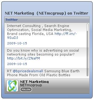 NETMC twitter widget